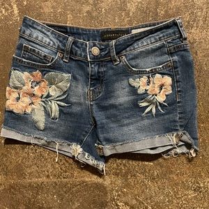 Aeropostale Blue Jean Shorts Size 0
